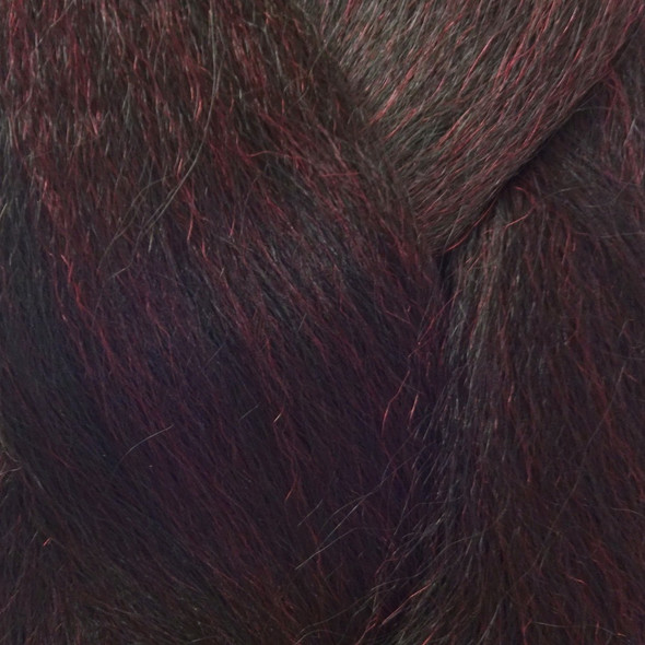 Color swatch for RastAfri Freed'm Silky Braid, 99J Black Wine