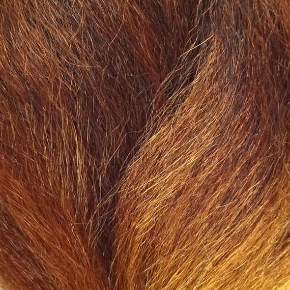 Color swatch for RastAfri Freed'm Silky Braid, T1B/30 Off Black with Light Auburn Tips