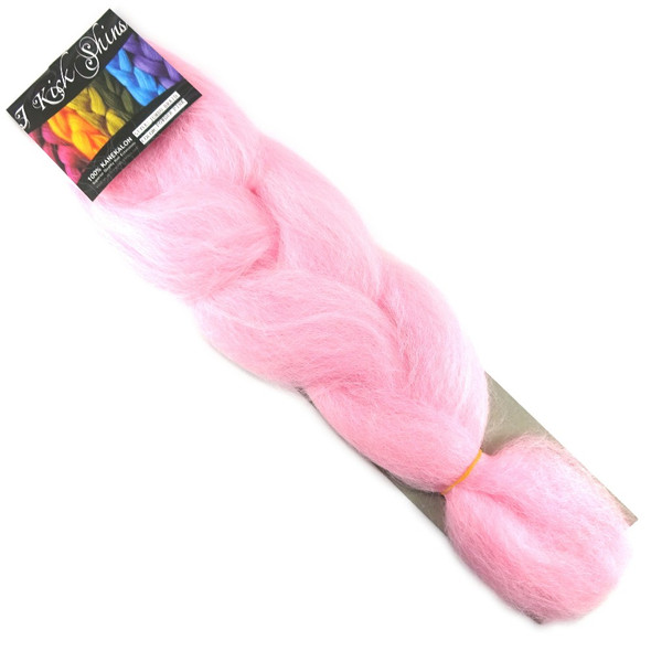 IKS Kanekalon Jumbo Braid, Powder Pink