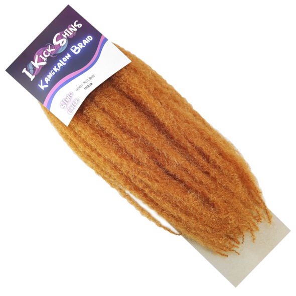 IKS 17" Crinkle Twist Braid, Amber