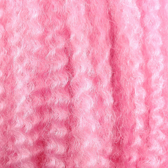 Color swatch for IKS 17" Crinkle Twist Braid, Powder Pink