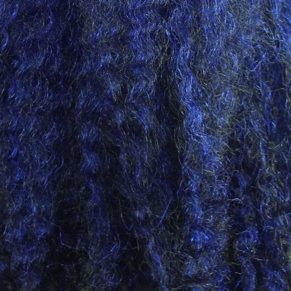 Color swatch for IKS 17" Crinkle Twist Braid, Midnight Blue