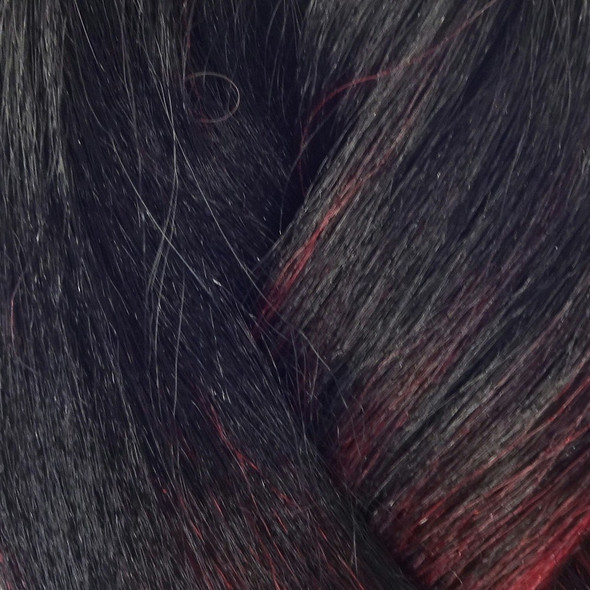 Color swatch for the black at the top of High Heat Festival Braid, Fire