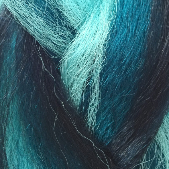 Color swatch for RastAfri Pre-Stretched Freed'm Silky Braid, F.Blue Tropics