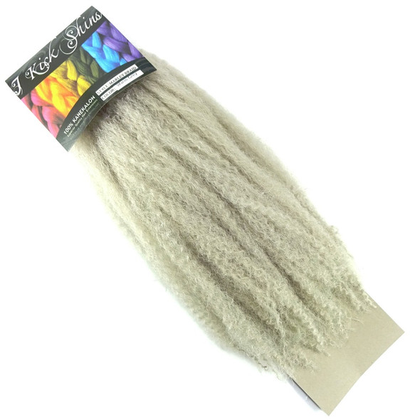 IKS 17" Crinkle Twist Braid, Warm Grey