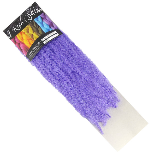 IKS 14" Crinkle Twist Braid, Medium Purple