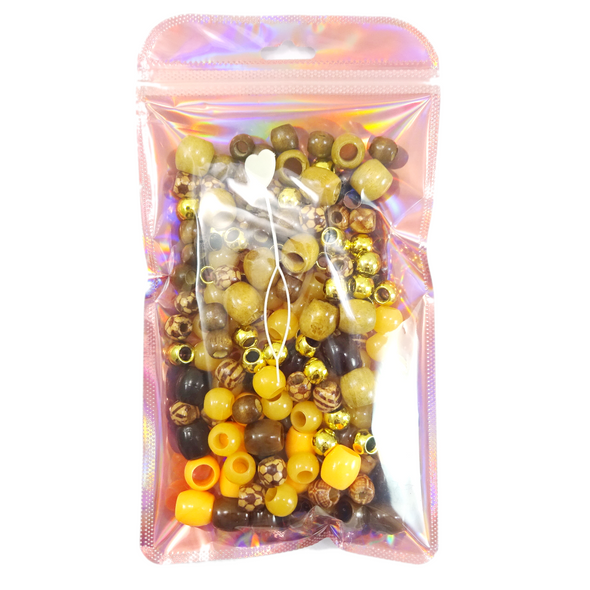 Packaging for Hair Bead Variety Pack, Honeycomb