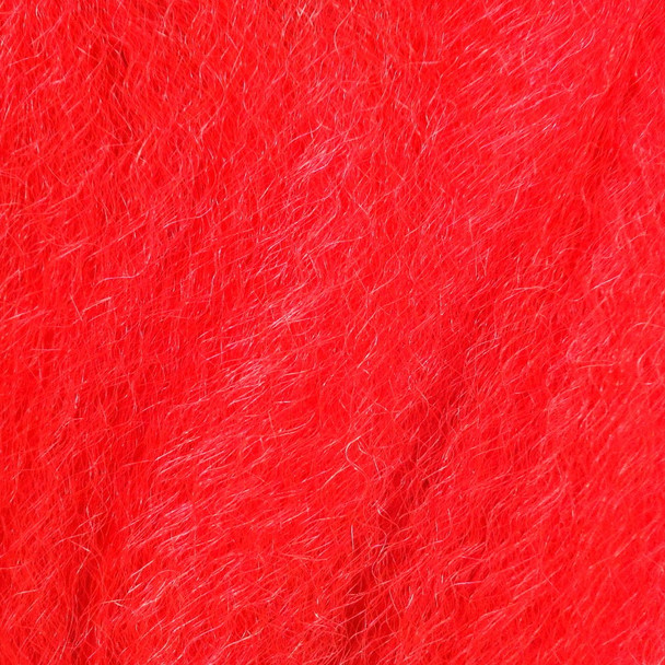 Color swatch for the red at the ends of RastAfri Highlight Braid, 1B Off Black with Red Tips