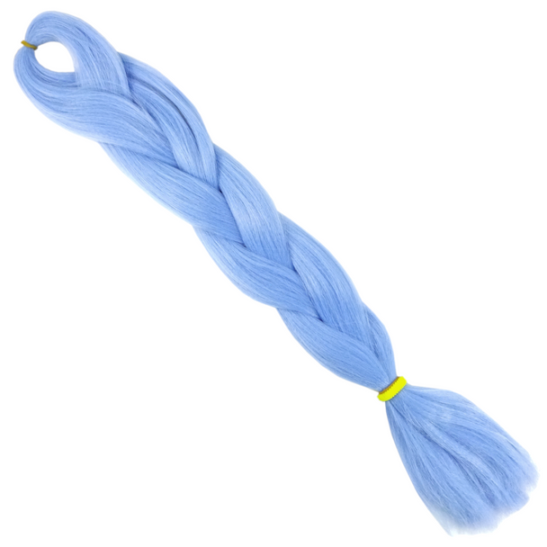 Full length view of High Heat Festival Braid, Polar Blue