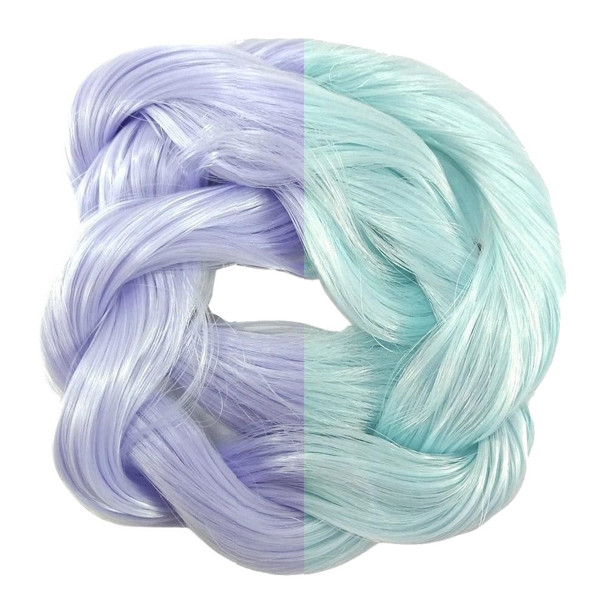Thermal Color Change Hair, Pastel Lilac/Icy Blue
