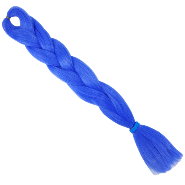 Full length view of High Heat Festival Braid, Medium Blue