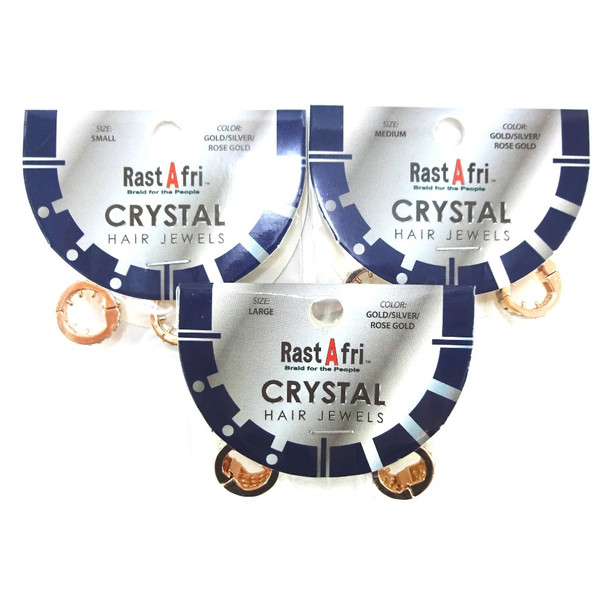 Packaging for Crystal Hair Jewels, Rose Gold