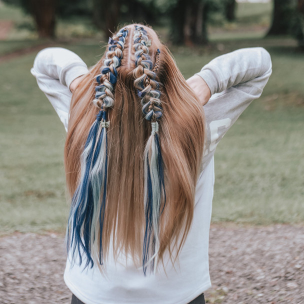 Braids by Alyssa using Blue Teal and Ultramarine