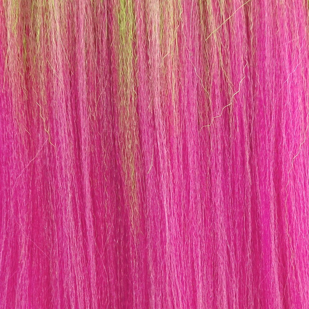 Color swatch for the Pink Crush/Light Pink blend in IKS Pre-Stretched 26" Kanekalon Braid, Guava Ombré