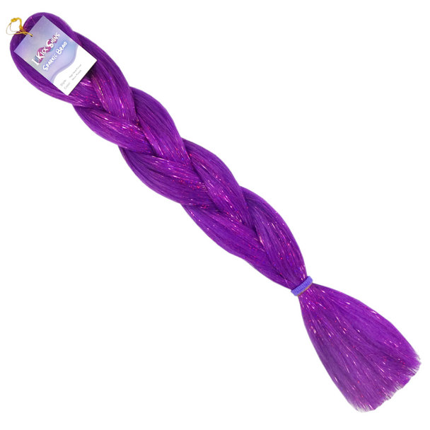 High Heat Sparkle Braid, Neon Purple