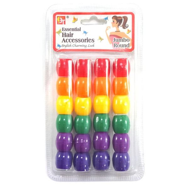 Packaging for 16mm Plastic Hair Beads, Festival