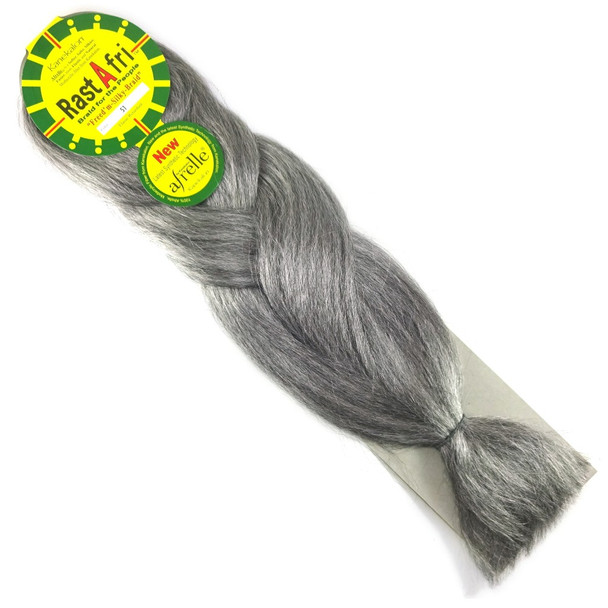 RastAfri Freed'm Silky Braid, 51 Grey