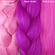 Color comparison from left to right: Strawberry Shortcake, Neon Violet, Pink Crush