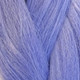 Close-up of Rich Periwinkle Festival Braid