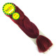 RastAfri Freed'm Silky Braid, Burgundy