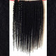 Handmade synthetic dreads by Sammii's Synthetics in 1 Black with Solid Grey accents