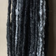 Synthetic dreads in 280 Silvery Smoke made by Art By Domi