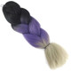 Full length view of RastAfri Highlight Braid, Purple Smoke