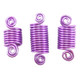 Coil Hair Jewels, Medium Purple