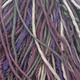 Synthetic dreads made by Brooke in Muted Purple, Olive Grey, Plum, and Silver Blond