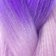 Close-up of the transition from purple to light pinkish purple for High Heat Festival Braid, Stargazer