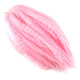 Full length view of IKS 17" Crinkle Twist Braid, Powder Pink