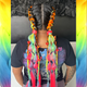 Braids by Robin in Neon Rainbow