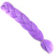 Full length view of IKS Glow Jumbo Braid, Orchid Purple