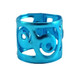 10mm Swirled Hair Cuffs, Turquoise