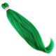 Full length view of IKS Pre-Stretched 28" Kanekalon Ultra Braid, Emerald Green