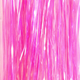 Color swatch for Iridescent Straight Tinsel Hair, Neon Pink