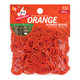 Beauty Town Rubber Bands, Orange