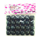 Packaging for 16mm Wooden Hair Beads, Navy Blue