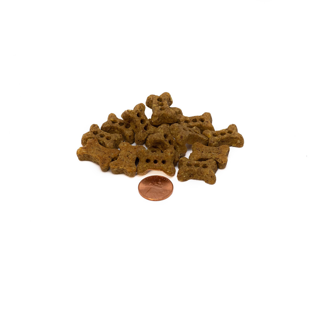 Daisy Mae's Country Kitchen™ Sweet Potato Pie Bones dog treats  can be used with SodaPup™ treat dispensers or as training treats for any size dog.