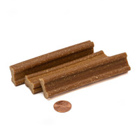 Doctor Spotty™ Pumpkin Spice 4" dog chews have a bone shape