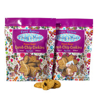 Daisy Mae's Free Spirit™ Peanut Butter Carob Chip Cookies are made in the USA with exceptional, wholesome, healthy ingredients and no corn, wheat or soy.