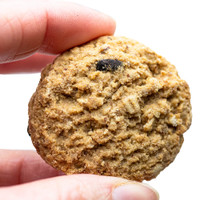 Daisy Mae's Free Spirit™ Peanut Butter Carob Chip Cookies are about 1 ½” wide and, with a chewy texture, work well for all ages and sizes including puppies, adults and seniors.