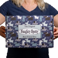 The Original Naughty Spotty™ Best Friend Box with Black Skull Dispenser for Md/Lg Dogs