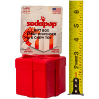 The Original Naughty Spotty™ Best Friend Box with SodaPup® Red-Gift Shaped Dispenser for Md/Lg Dogs