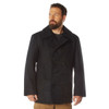 Ultra Force USN Navy Type Pea Coat, Black
