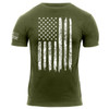 U.S. Flag Athletic Fit T-Shirt, Olive Drab U.S. Flag Athletic Fit T-Shirt, Olive Drab