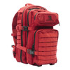 Tactical Trauma First Aid Kit Backpack in the color red
