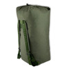 shown - some duffle bags have white paint or spray paint for waterproofing and marking