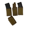 2 mag pouches with mags inside and 2 that are empty  2 mag pouches with mags inside and 2 that are empty