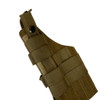 Specter 9MM MOLLE Tactical Holster in the color coyote without mag inside 